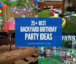 Diy Backyard Birthday Party Ideas