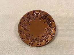 round copper brooch pin jewelry ebay