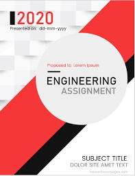 engineering ignment cover page