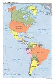 Cartes et information sur l'Amérique (Amérique du Nord, du Sud et centrale)
