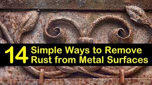 remove rust from metal surfaces