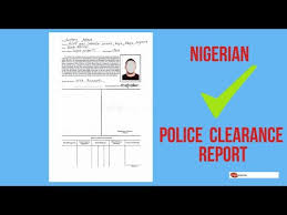police clearance certificate in nigeria