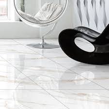 does porcelain floor tile easily