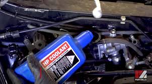 how to change motorcycle coolant
