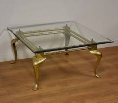 Glass Labarge Square Coffee Table