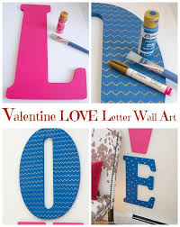 Valentine Diy Wall Art Love Letters