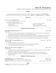 Sample Resumes For College Students With Little Work Experience