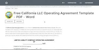 Delaware Llc Operating Agreement Template Lera Mera Business