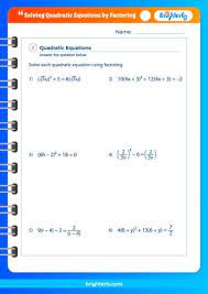 Free Solving Quadratic Equations By