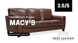 macy s leather sofa review is it good