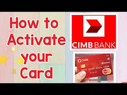 Cara aktifkan kad visa dan mastercard. How To Activate Your Cimb Visa Paywave Card Cimb Bank Myra Mica Youtube