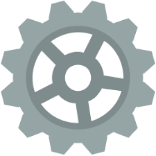 cog icon small flat iconpack paoa