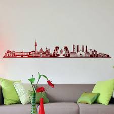 Wall Decal Madrid Skyline Muraldecal Com