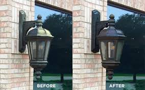 how to clean outdoor lighting outdoor