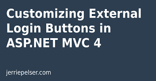 It describes each job according to skill type, group and level. Customizing External Login Buttons In Asp Net Mvc 4 Jerrie Pelser S Blog