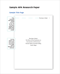 Sample term papers with apa citations