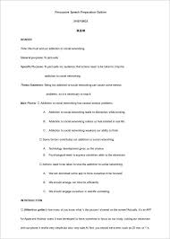 Presentation Outline Template 24 Free Sample Example