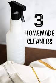 3 homemade cleaners with essential oils