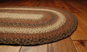 russet braided rug by green world