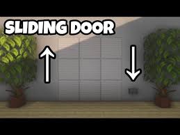 Down Sliding Door In Minecraft