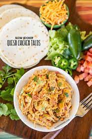 Crock Pot Cheesy Chicken Tacos gambar png