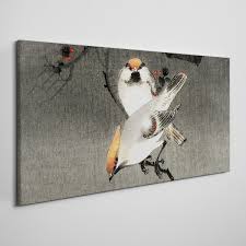 Animals Birds Asia Branch Canvas Wall
