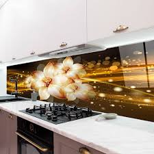 Една кухня би изглеждала завършена и без кухненски гръб, и понякога малко боя може да е идеалното решение. Art Grb Za Kuhnya Ogneni Cvetya Art Gift