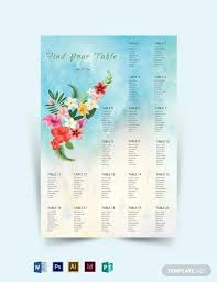 Wedding Seating Chart 18 Examples