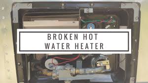 Hi the new water heater should have came with a new switch plate as well and wiring diagram for the water heater. Broken Atwood Rv Water Heater Troubleshooting And Repair Youtube