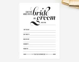 Wedding Mad Libs Card Leave Your Wishes For The Bride And