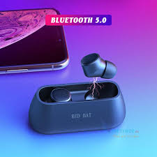 Tai Nghe Bluetooth Không Dây 5.0 TWS RED BAT T1 , Chống Nước IPX5, Tích Hợp  Micro, Tự Động Kết Nối, Nhỏ gọn -DC3734 - Tai nghe Bluetooth nhét Tai Nhãn  hiệu
