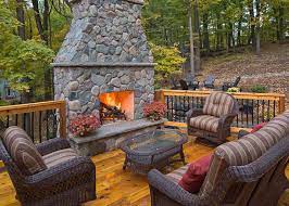 Outdoor Stone Paver Firepits