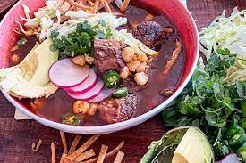 red chile wagyu beef pozole recipe on