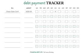 Free Template How To Use A Debt Tracker To Visualize Debt