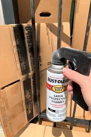 Diy Spray Painting Wrought Iron Fence