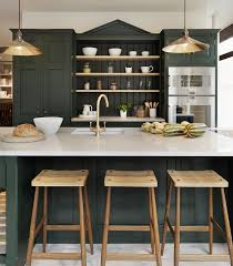 dark green kitchens atticmag
