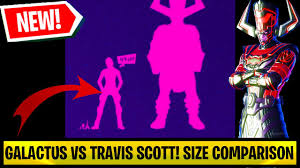 How big is galactus in fortnite? How Big Is Galactus In Fortnite Galactus Live Event Vs Travis Scott Live Event Size Youtube