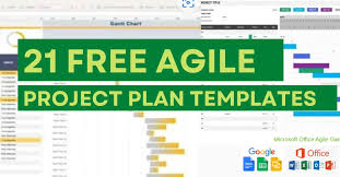 21 free agile project plan template