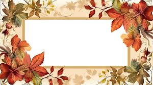 fall frame template free background