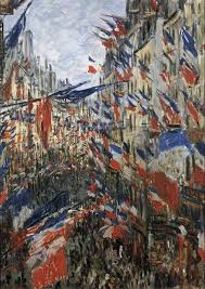 Rue Montorgueil In Paris By Claude Monet