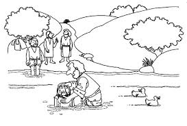 We have collected 39+ baptism coloring page images of various designs for you to color. Jesus Baptism At The River Coloring Pages Best Place To Color