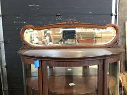 China Cabinet Curved Glass