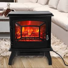 Warm 1400w Portable Electric Fireplace