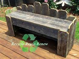Garden Bench Repurposed Wood Projects