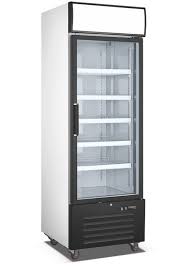 Upright Glass Door Freezer Refrigerator