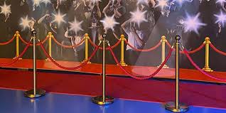 red carpets and bollards for hire