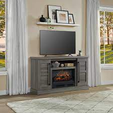 58in Medium Gray Electric Fireplace