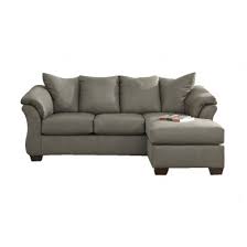 darcy sofa chaise in cobblestone 7500518