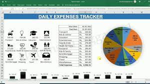 daily expenses tracker in excel