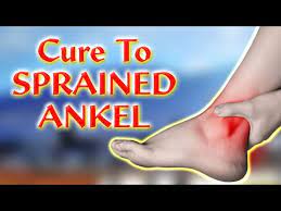 home remes to sprained ankel easy